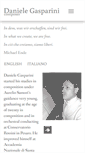 Mobile Screenshot of danielegasparini.net